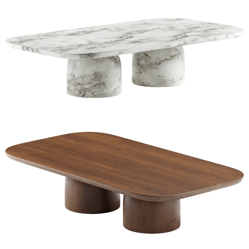 Cupola Carved Coffee Table - Image 1