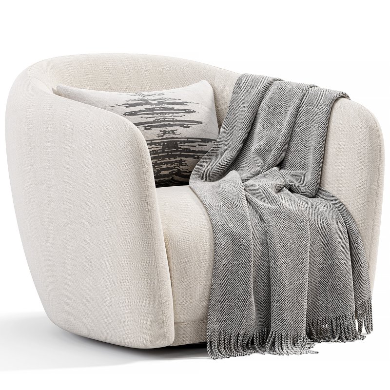 Addie Swivel Armchair - Image 3
