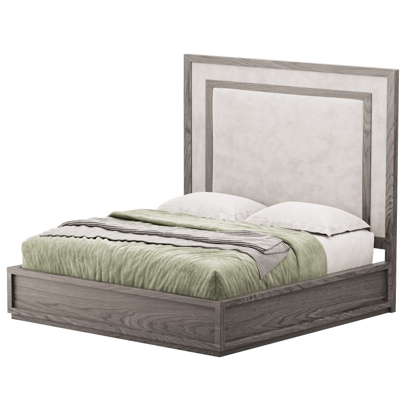 Rookery Upholstered Panel Bed - Image 3