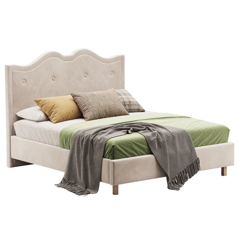 Double bed blue Williams - Image 3