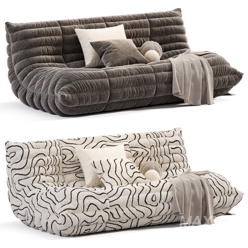 Togo Loveseat By Ligne Roset - Image 1