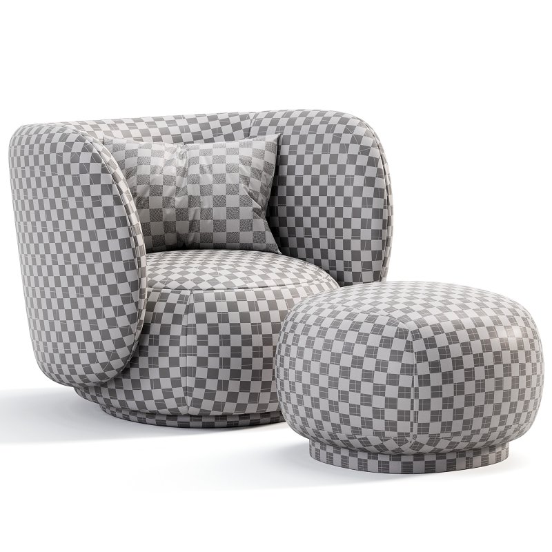 Rico Lounge Chair with Swivel Base - Image 6