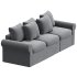 HARLANDA Sleeper sofa, Ljungen medium gray IKEA - Thumbnail 1