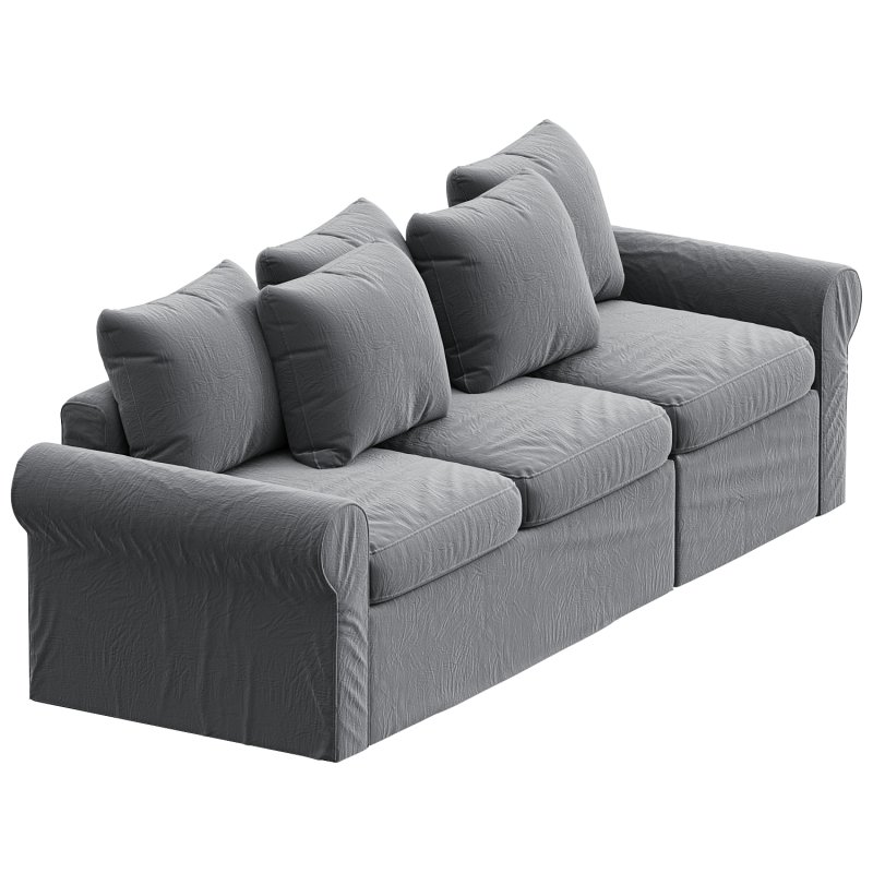 HARLANDA Sleeper sofa, Ljungen medium gray IKEA - Image 1