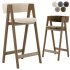 Bar stool PYCH beech - Thumbnail 3