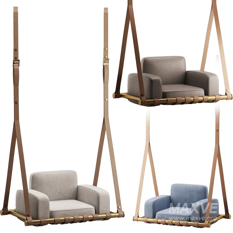 Navy Blue Luxury Swing - Image 1