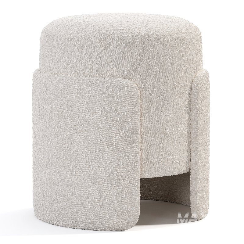 Makeup Stool,Ottoman Black Lines - Image 3