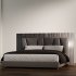 Stylish Modern Bed with Cushions and Headboard - Thumbnail 4