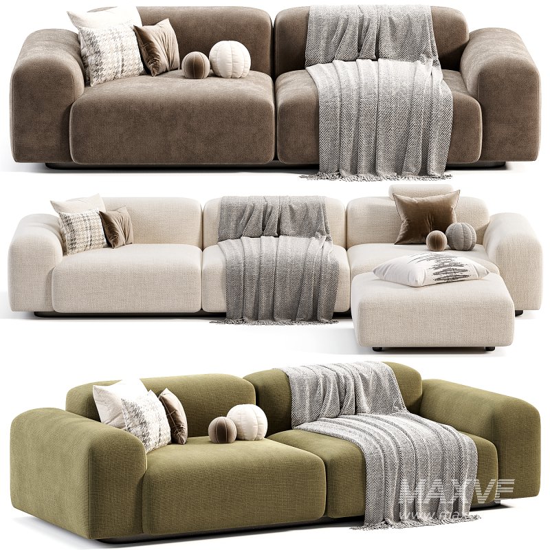 Soft Modular Sofa - Image 3