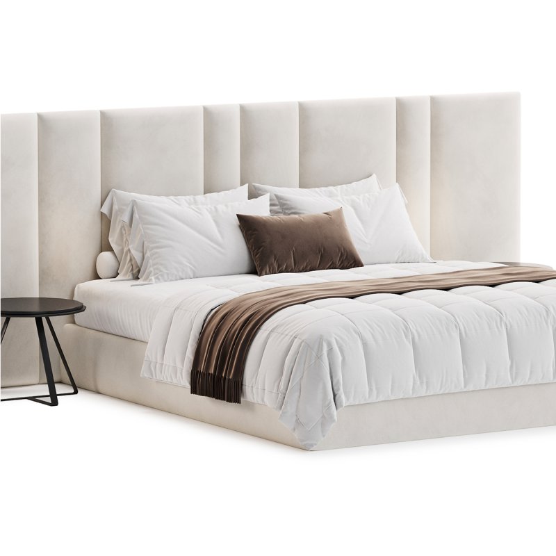 Futuro Bed with wide Headboard By Sensorsleep - Image 3