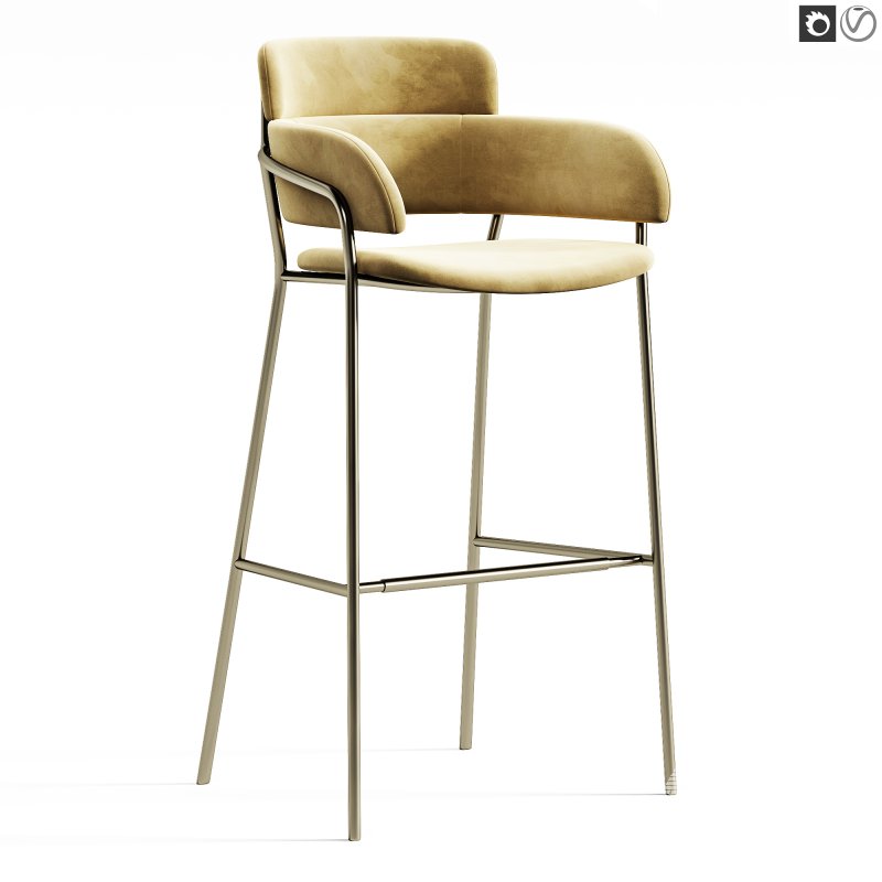 Strike Bar Stool - Image 6
