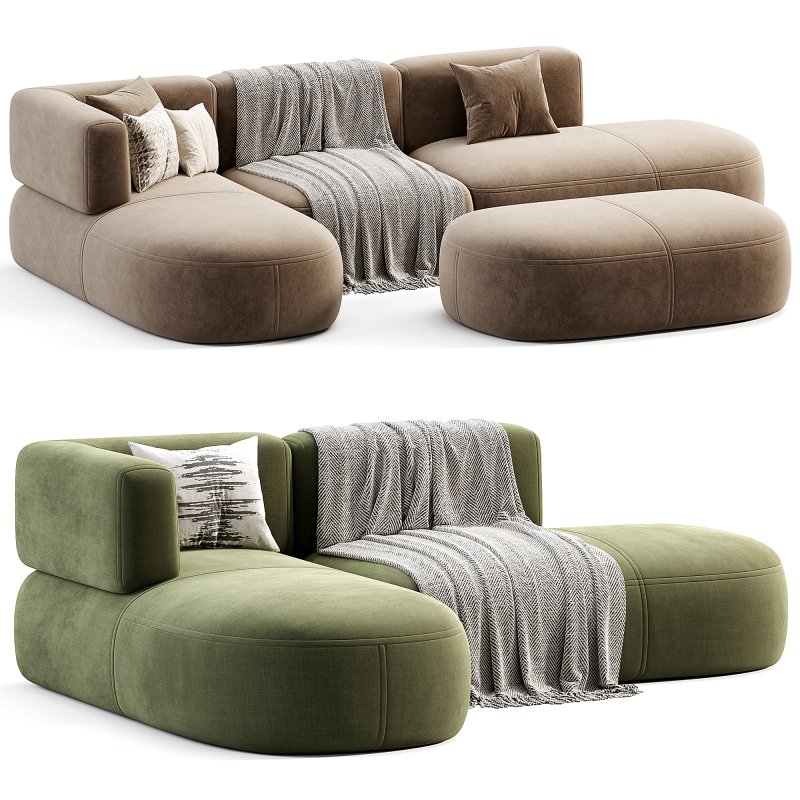 Patricia Urquiola 553 Bowy Sofa - Image 6