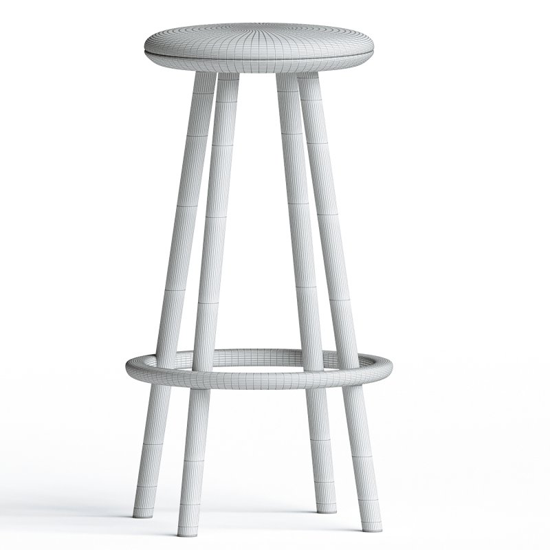 OVO Bar Stool Upholstered - Image 1