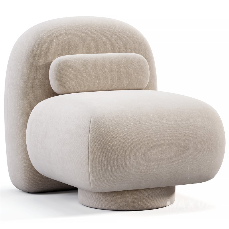 Armchair Koto Cozy Ivory - Image 2