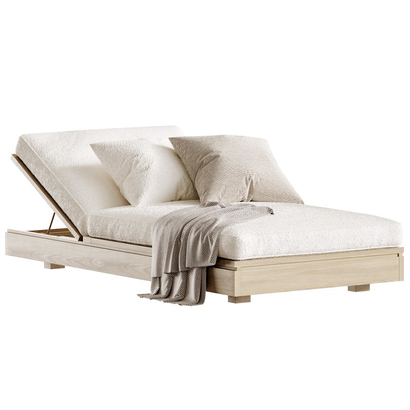 Avila Outdoor Sunlounger - Image 5