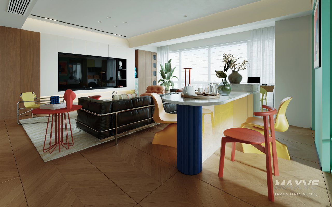 Bauhaus modern living room - Image 2