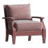 Kairo Wood Outdoor Armchair - Thumbnail 4