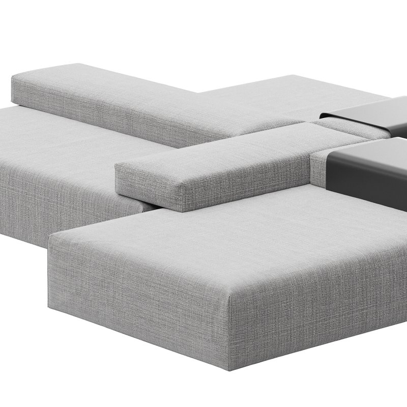 CINDER BLOCK modular sofa design Luca Nichetto Combination 07 - Image 1