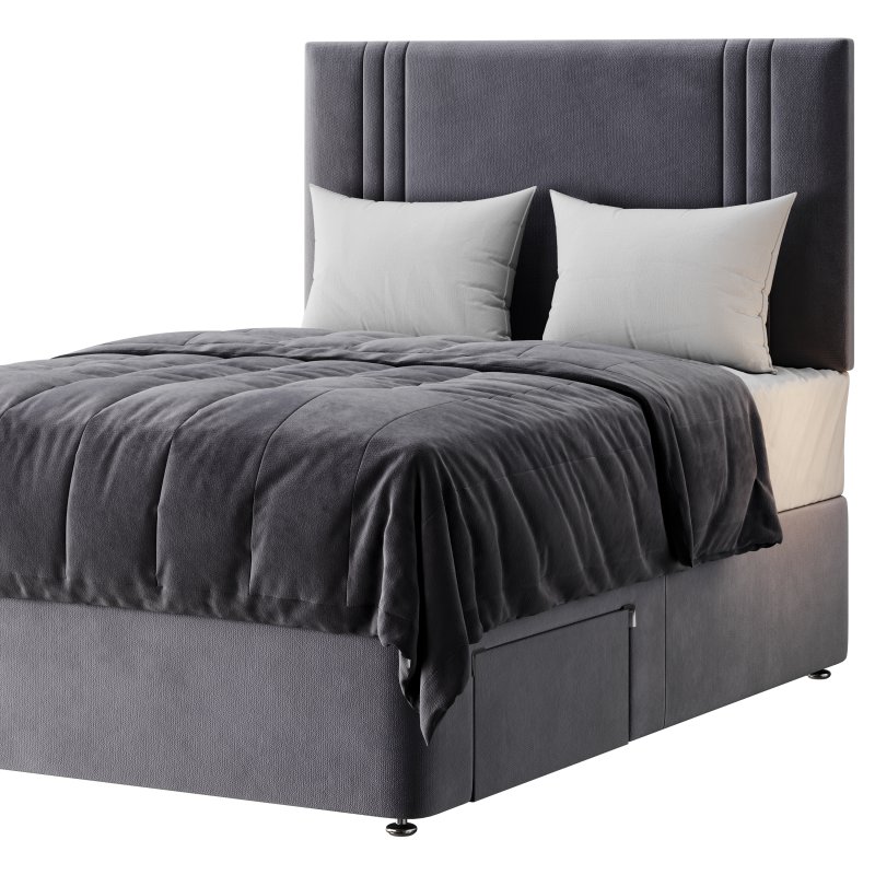 Slumberland Air Memory Divan Bed Set - Image 4