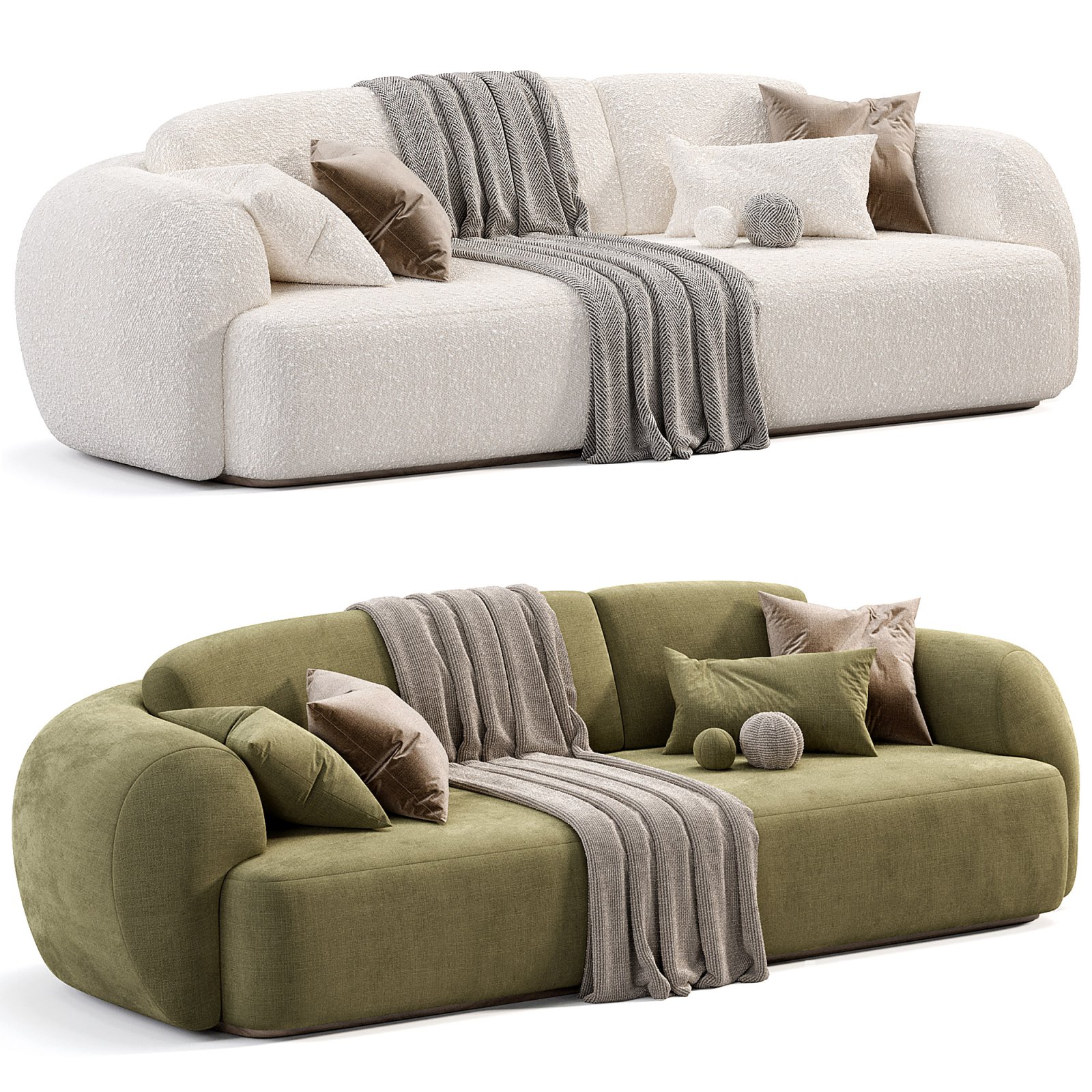 Coral Sofa 3D model Maxve