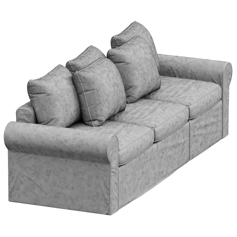 HARLANDA Sleeper sofa, Ljungen medium gray IKEA - Image 2