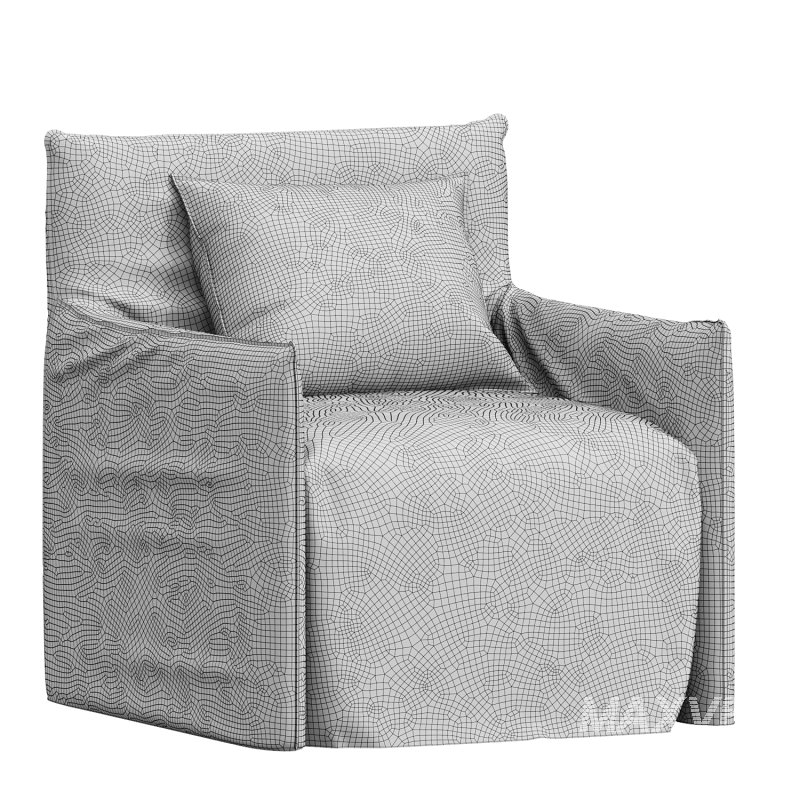 Ghost 04 High Back Armchair - Image 2