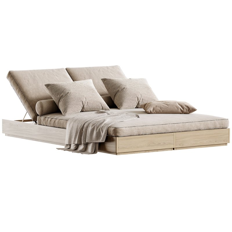 Hayman Teak Double Sun Lounge - Image 7