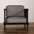 Modern Wooden Frame Armchair - Thumbnail 1