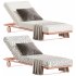 Deckchair Outdoor Sun Lounger - Thumbnail 1