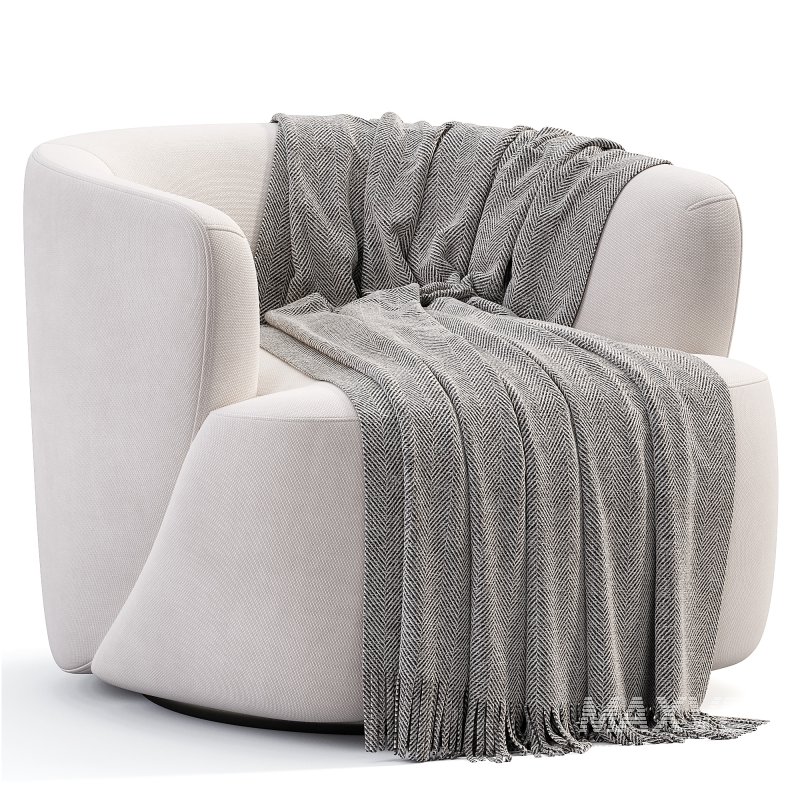 Pelton Swivel Chair By Brownandbeam - Image 3