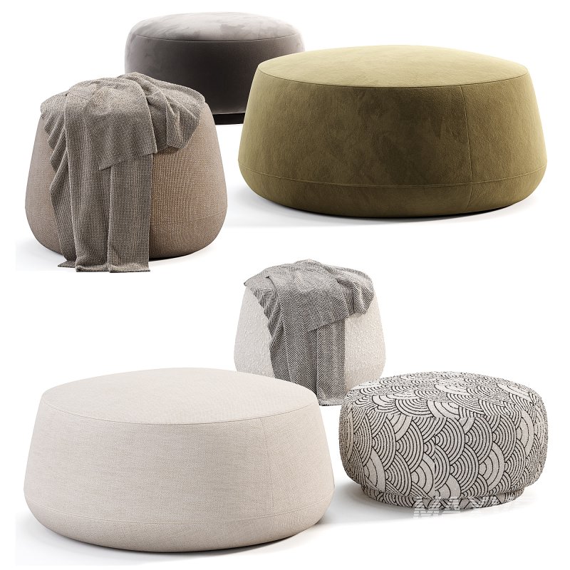 Pippa Upholstered Ottoman SM - Image 1