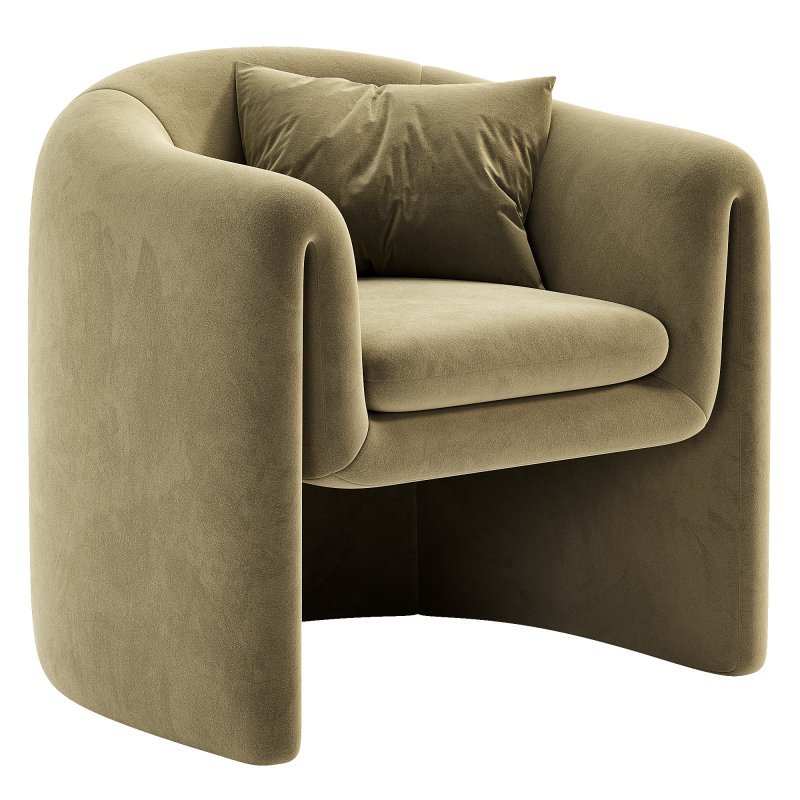 Boucle Armchair - Image 3