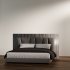 Stylish Modern Bed with Cushions and Headboard - Thumbnail 5
