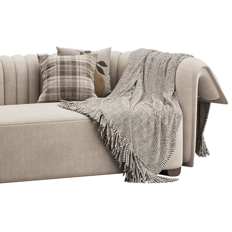 Curved Sofa Microfiber Leather - Image 6