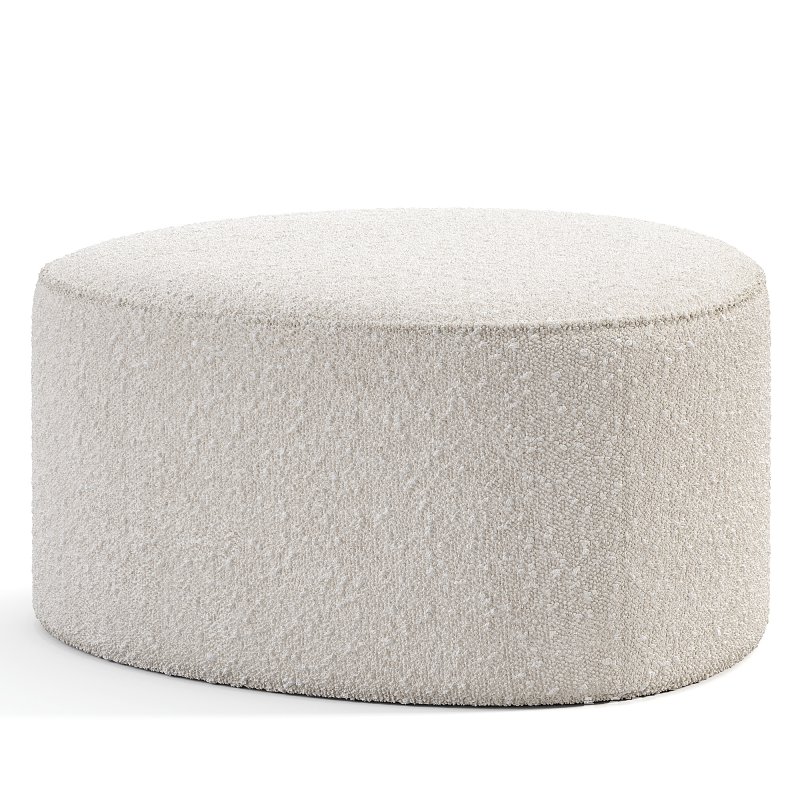 Pebble Ottoman Pouf - Image 1