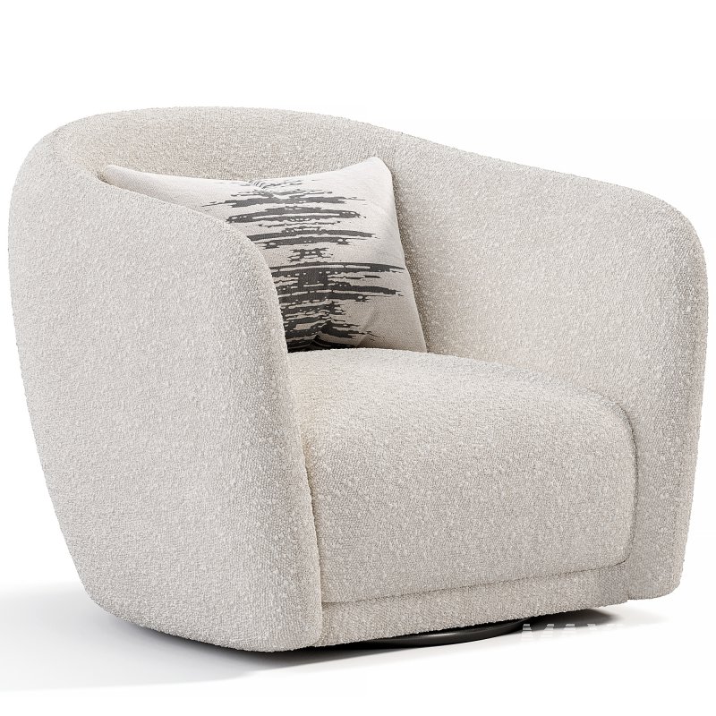 Addie Swivel Armchair - Image 1