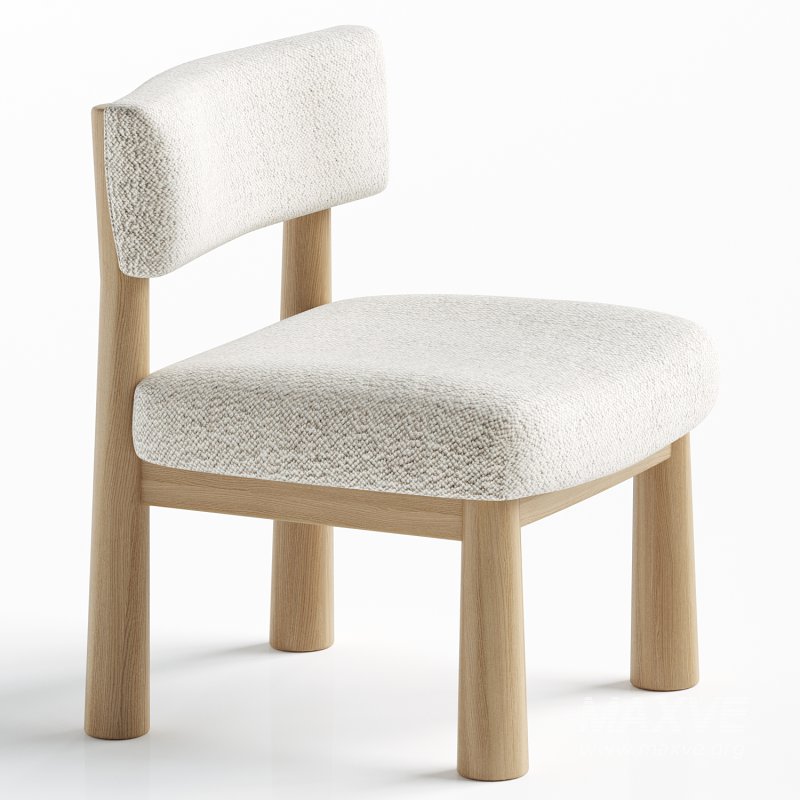 Teddy Accent Chair – Tapered Legs - Image 1