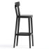 MILANO BLACK BARSTOOL - Thumbnail 1