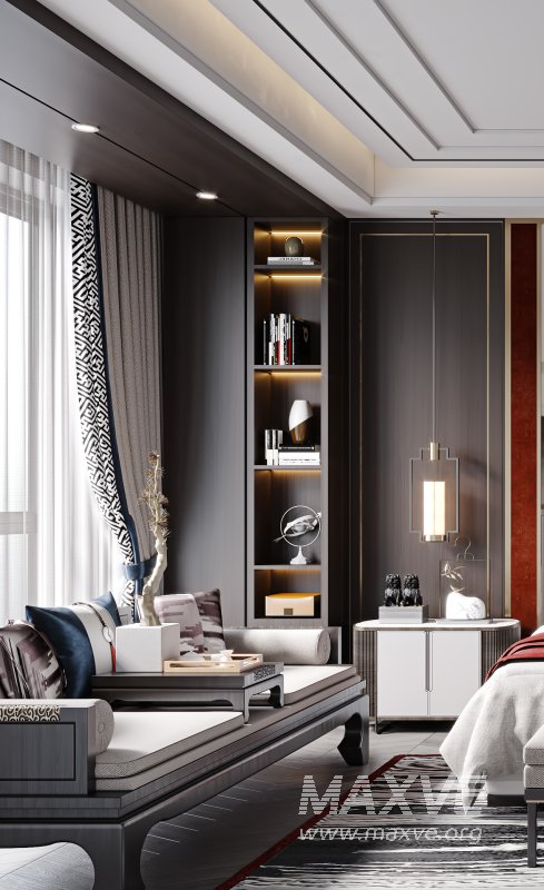 Chinese bedroom133 - Image 2