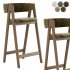 Bar stool PYCH beech - Thumbnail 5