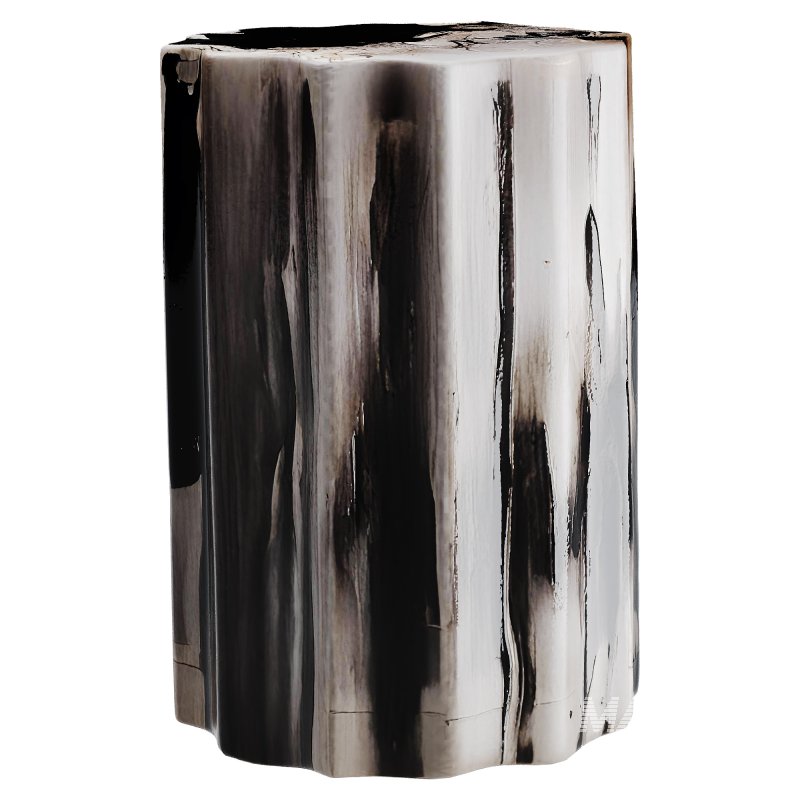 Petrified Wood Side Table - Image 2