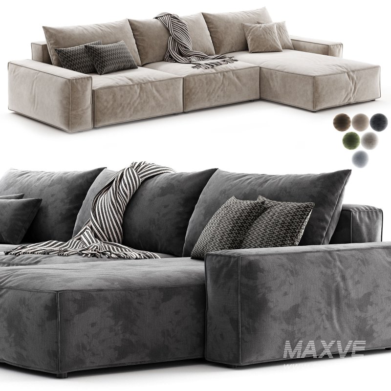 Casa Chaise Lounge Sofa - Image 4