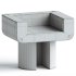 M_001 Chair by Monolith Studio, Travertine - Thumbnail 2
