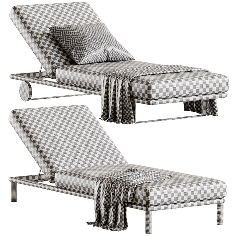 Deckchair Outdoor Sun Lounger - Image 8