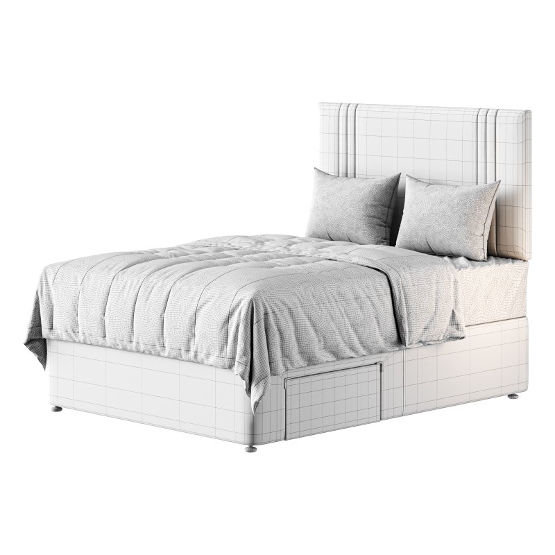 Slumberland Air Memory Divan Bed Set - Image 5