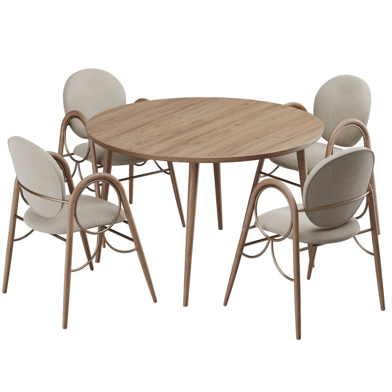 Dinning chair and table283 - Image 4