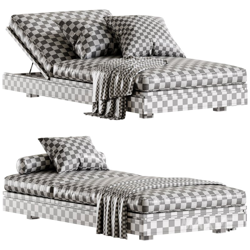 Avila Outdoor Sunlounger - Image 6