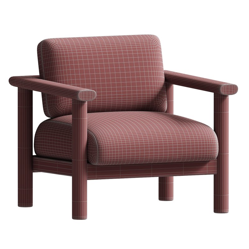 Japandi armchair JPA01 - Image 4