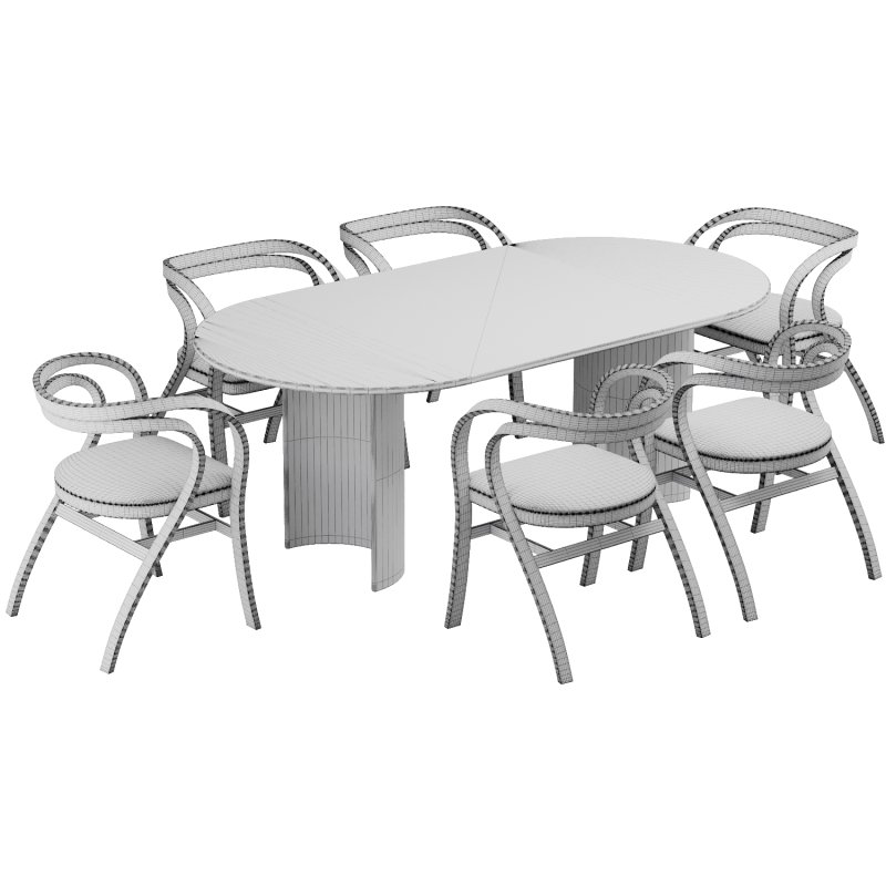 Dinning chair and table280 - Image 5