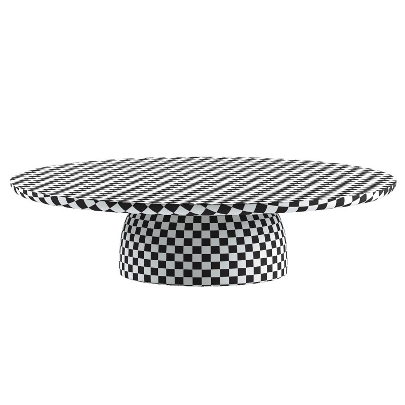 Cupola Carved Round Coffee Table - Image 8